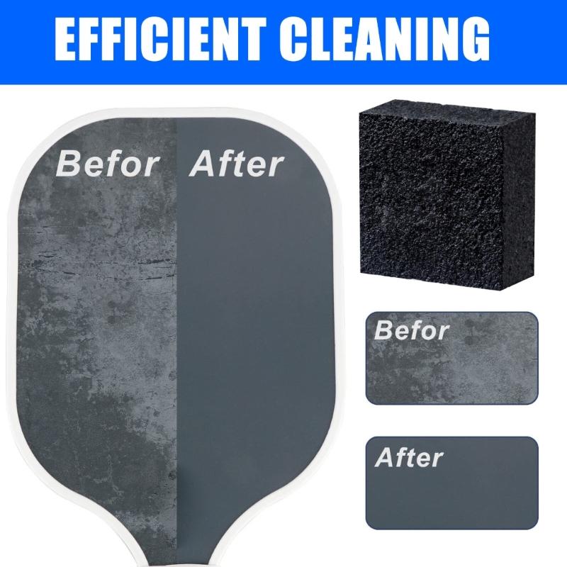 Pickleballs Paddles Eraser Carbon Fiber Racket Cleaner Portable Pickleballs Racket Cleaner Pickleballs Accessories Enduring