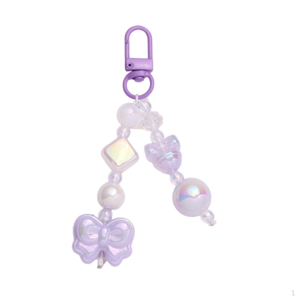 Perlen Schlüsselanhänger Taschenanhänger Accessoire Neuheit Dekorativ Niedlich Bunt Perlenarmband