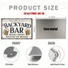 Metal Wall Art Retro Bar Pub Vintage Tin Sign for Man Cave