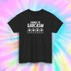 Chance of Sarcasm Shirt Funny Weather Forecast Humor Quote Gift Tee S-5XL