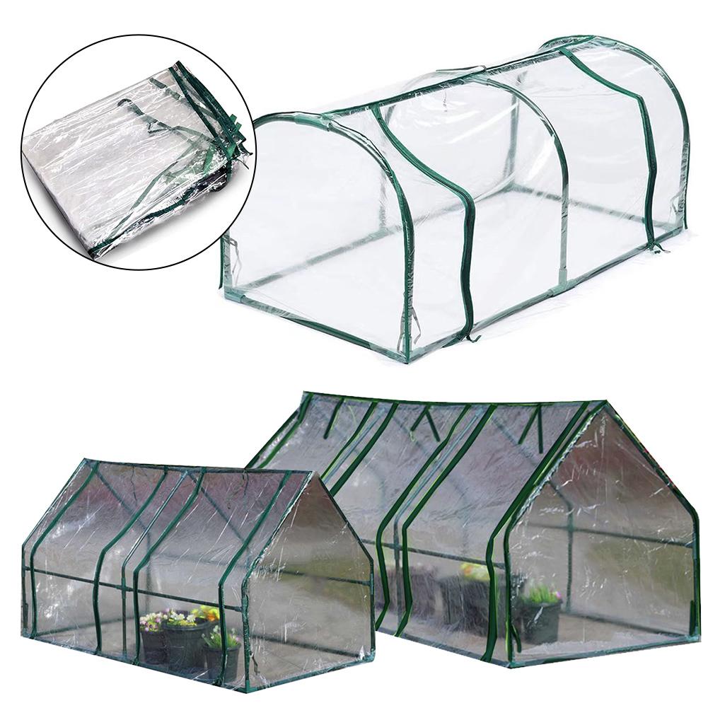 With Cover Provide Outdoor Cover Heat Preservation Flower Bed Galvanized Garden Bed Garden Greenhouse Package Content