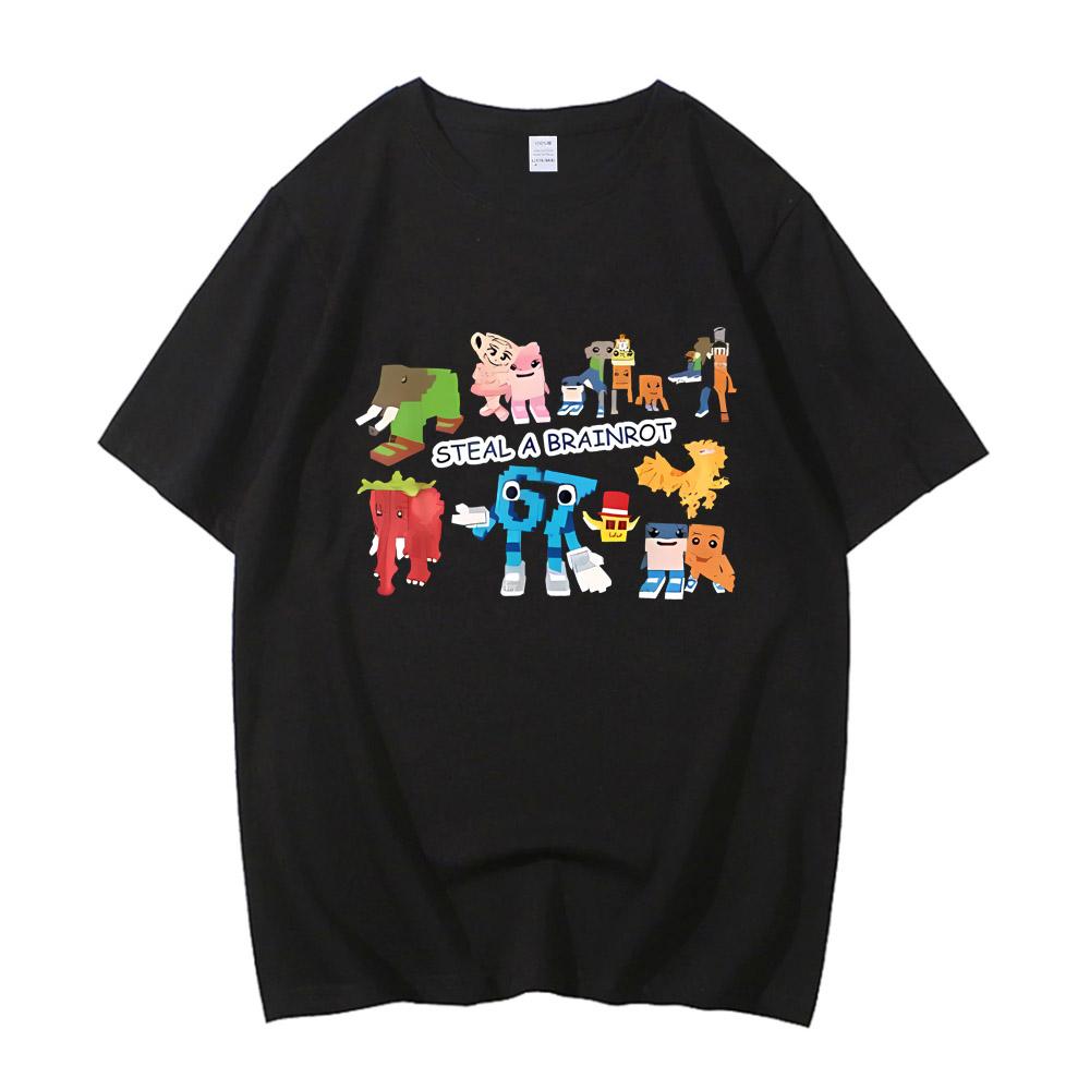 High Quality Cotton 67 Six Seven Funny Italian Brainrot Boys Fashion Gaming Meme TShirt Gamer Gen Alpha Slang Saying Tee Tops