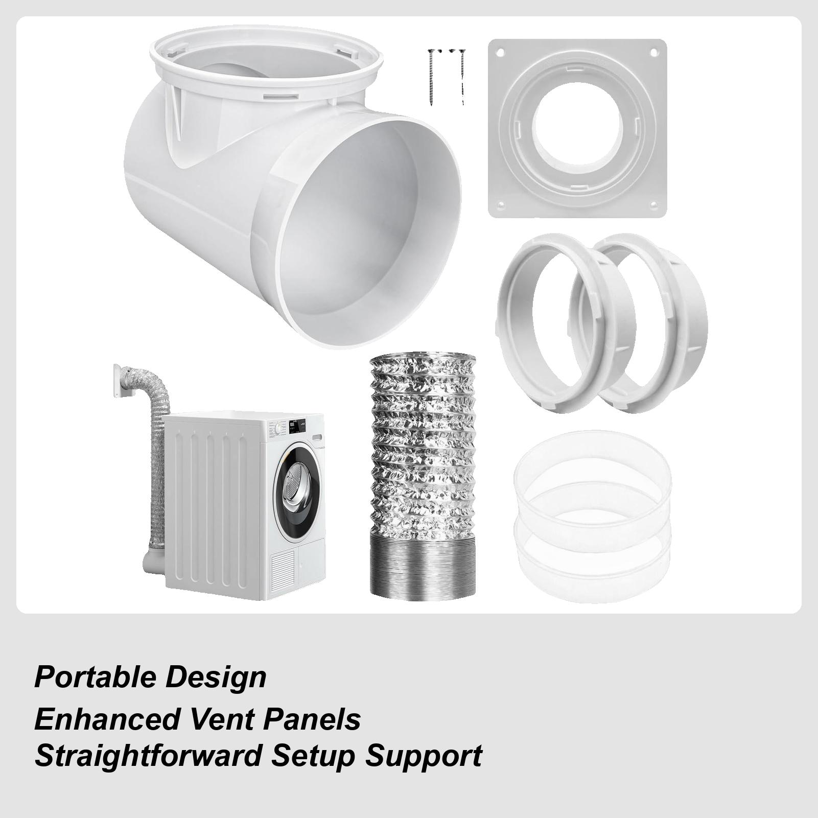 

Dryer Vent Indoor Dryer Vent Kit Replacement Parts Connector Plate for Washer Exhaust Ventilation Fans Ceiling Circulation Air CHINA