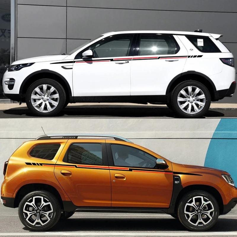 Car Waist Line Sticker for Qashqai Prado CRV Sportage Tucson KX5 Tiguan Duster Range Rover Evoque All SUV Tuning Accessories