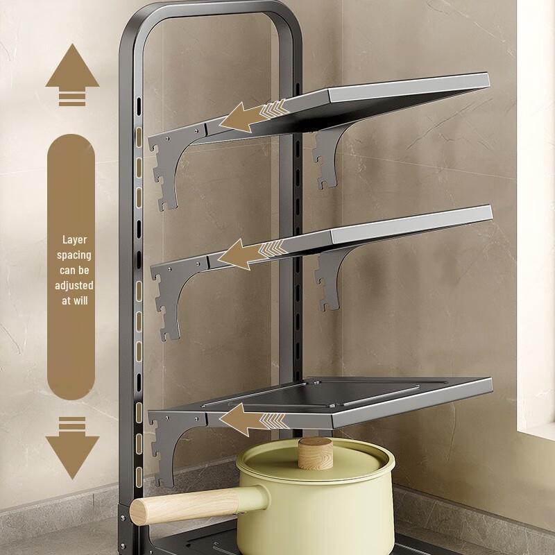 Tiburong 4-Layer Round Kitchen Storage Rack