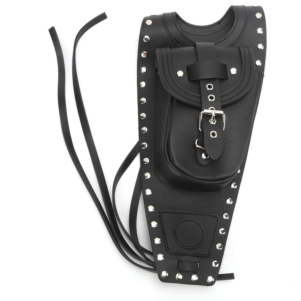 Motorcycle Fuel Tank Bag Gas Tank Pad Cover Black Artificial Leather Fit for XLX1000 XL1200X XLH883