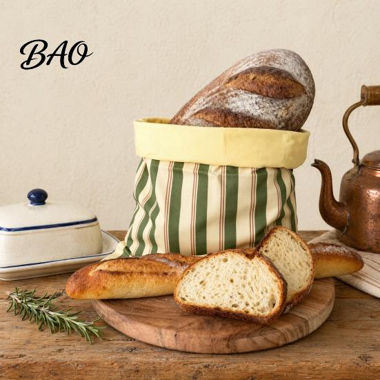 Grüne Küchenaufbewahrungslösung Bienenwachs Brottaschen, Wiederverwendbar Langlebiges Tuch, Bewahrt Frische Bäckereitasche Und Kruste Länger, für Hausgemacht
