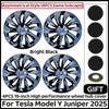 4PCS Hubcaps For Tesla Model Y Juniper 2025 19 Inch Performance Replacement Wheel Cover Automobile Hub Cap Full Rim Accessories