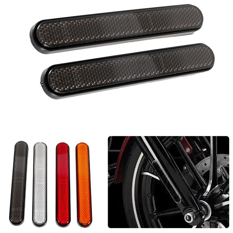 Lateral Motorcycle Reflectors Front Fork/Rear Fender Sticker Decal for Harley Street 500/750 XG500/XG750 Sportster XL 883/1200