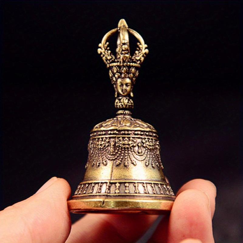 1 buc din alamă artizanat turnat sub presiune, picătură, cheie, buton pentru mașină, clopoțel tibetan din bronz, cadou creativ, accesorii pentru decorarea casei