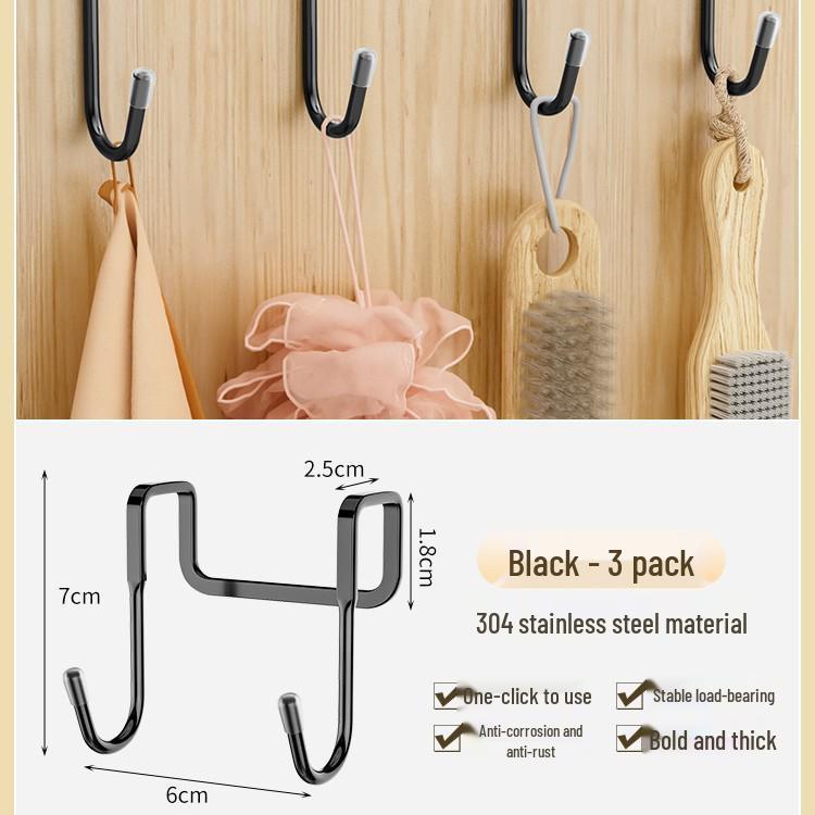 304 Stainless Steel S-Hook for Kitchen, Wardrobe, or Shoe Cabinet