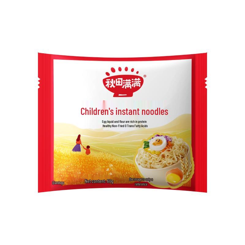 Akita Manman Kids Non-Fried High-Calcium Egg Instant Noodles