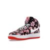 Nike Air Force 1 Mid EasyOn SE GS Flower Power Kids Sneakers Black Pink-Rise Picante-Red FQ3692-001