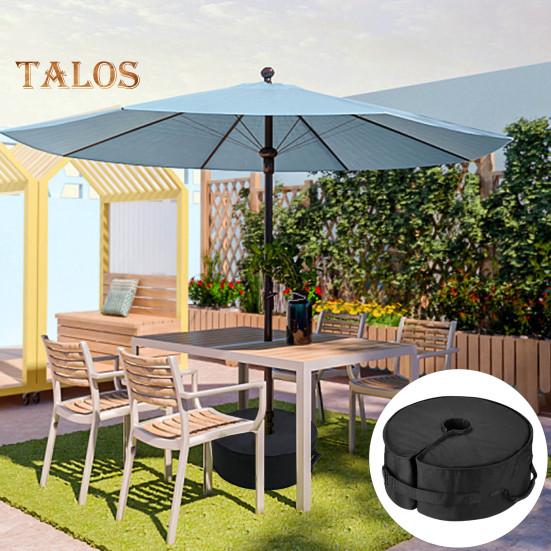 1/2 Stück Schirmständergewicht, Oxford-Stoff, wasserdicht, strapazierfähig, rund, quadratisch, rechteckig, Sandsack, versetzter freitragender Schirmständer für die Terrasse, befüllbar