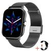 Smartwatch Men Women Sports Fitness Health Rate Monitor Bluetooth Call Digital Metal Gift Full Touch Gold Smart Watch