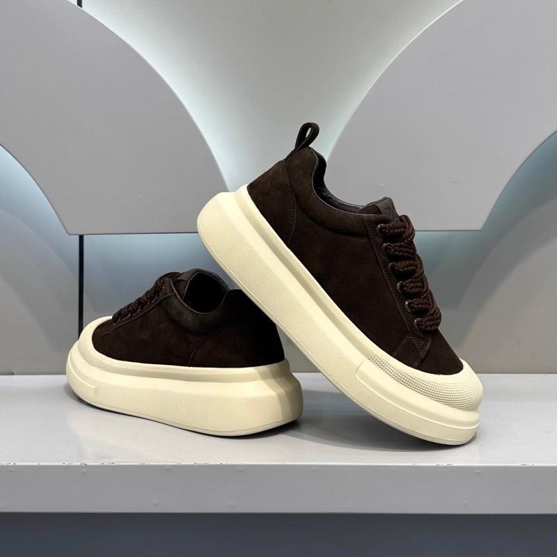 Men Retro Round Toe Platform Casual Shoes Thick Sole Walking Commuting Travel Street Everyday Footwear Daily Wear Sizes 39-44