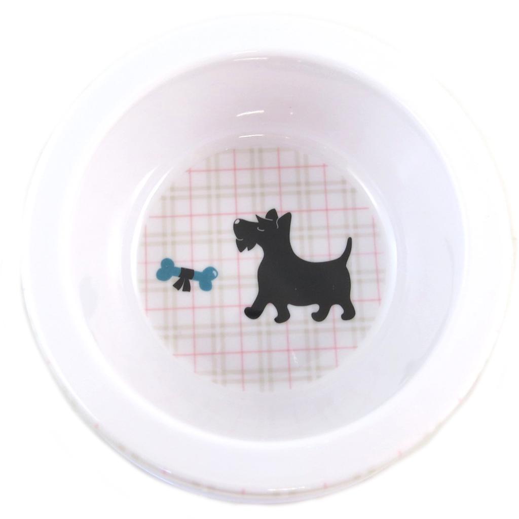 Les Trésors De Lily [Q0395] - Designer Dog Bowl 'Toutou' (Star Menu) - 19x6.5 Cm