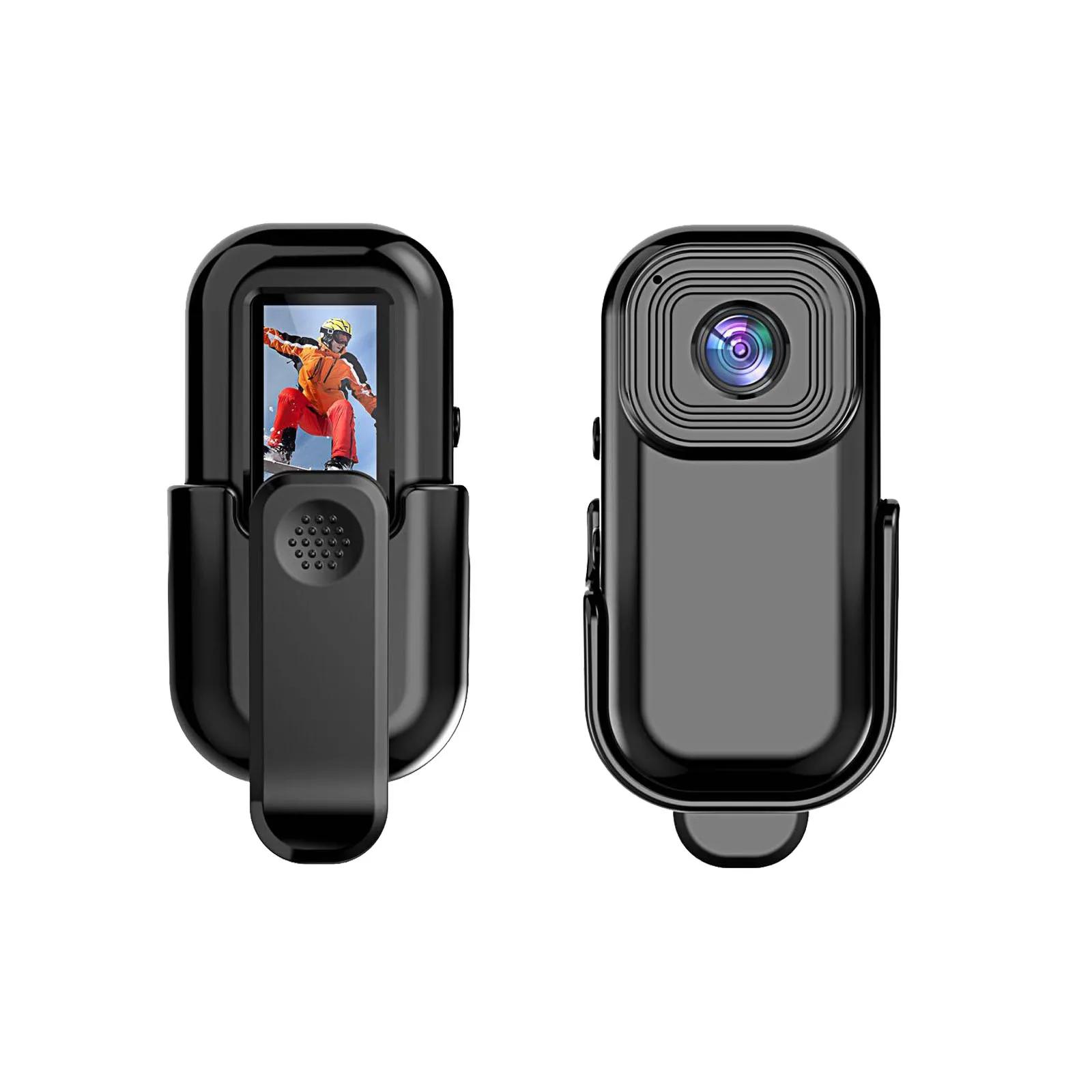 

Mini Camera HD 1080 WiFi pocket Outdoor Sports Video Audio Recorder Loop Record Magnetic Back Clip Bicycle Camcorder Smart Home Only Camera чорний