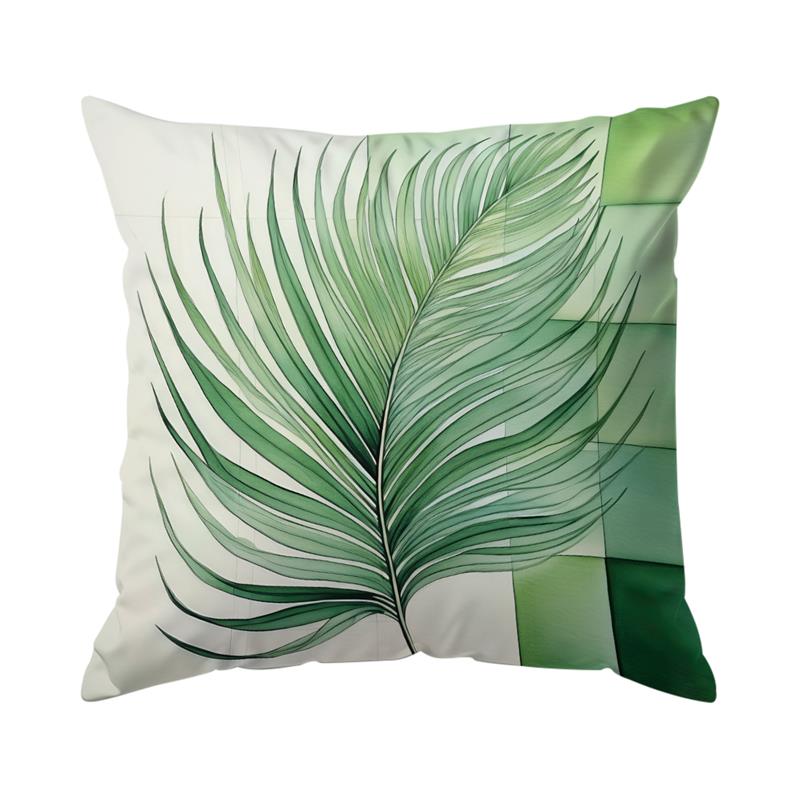 Tropical Plants Summer Decorative Throw Pillows Cushion Cover Palm Leaf Green Home Decor Outdoor Patio Pillowcase Supplies