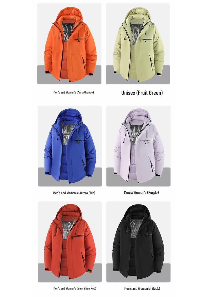 2026 Orilong Graphene Winter Outdoor Couple's Casual Mountaineering Jacket – High-Quality Cotton Outerwear