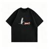 ZAZOMDE Graphic Tee Cute Sketch Cat and Dog Pattern Soft Cotton Oversized TShirts Unisex Summer Aesthetic Streetwear Daily Outfit