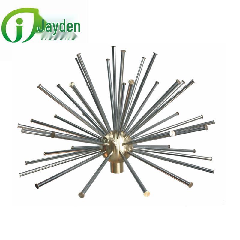 All-Copper Dandelion Crystal Ball Fountain Set for Park and Courtyard Landscaping
