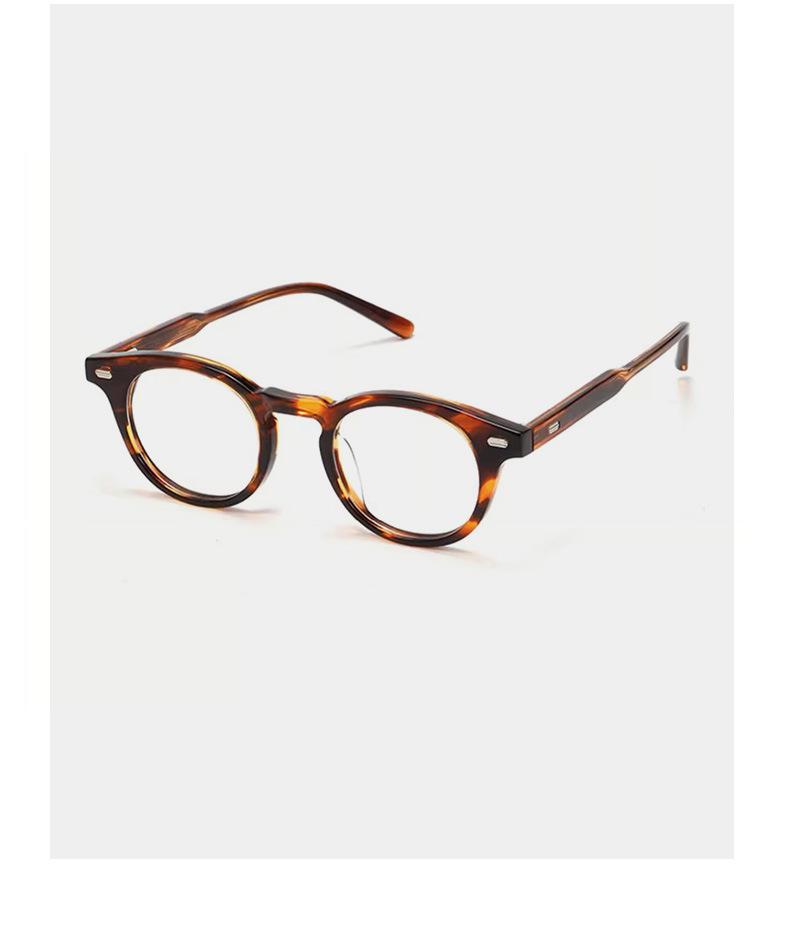 Milan A Retro Tortoiseshell Acetate Eyeglass Frames for Men and Women