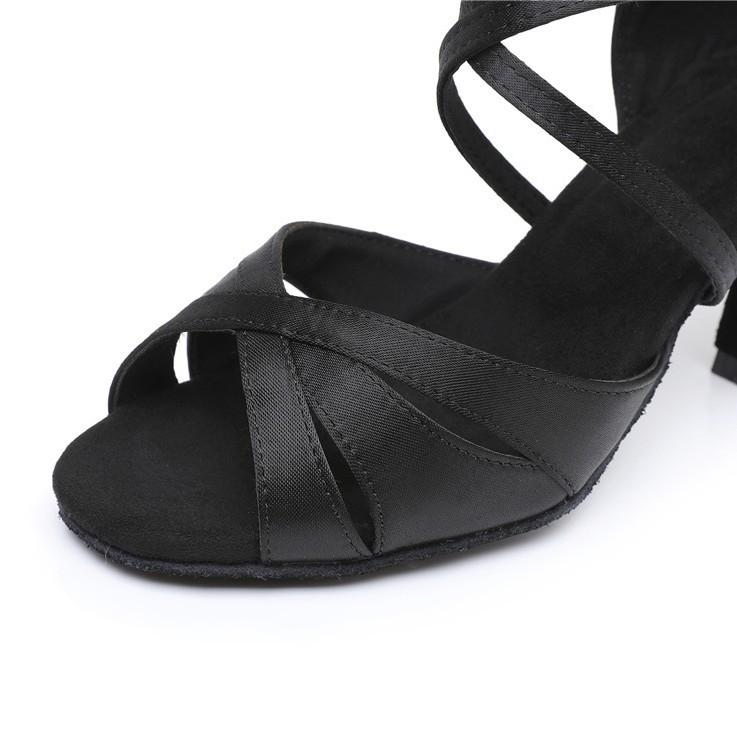 Dámské Profesionální Latinské Taneční Boty Dámské Tango Jazzové Taneční Boty Tenisky pro Dámy Dívky Semiš Měkká Podrážka Novinka 5/7cm