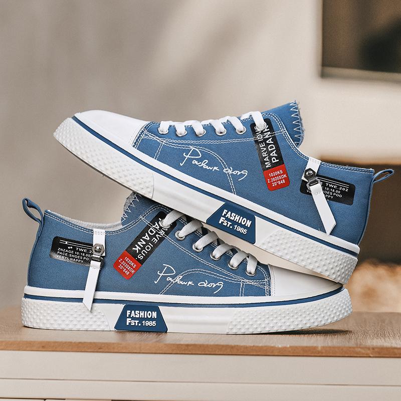 Men Sport Shoes Autumn New Breathable Me Canvas Shoe Comfortable Casual Men Shoes Light Tennis Shoe Trend Skate Shoe Man Sneaker