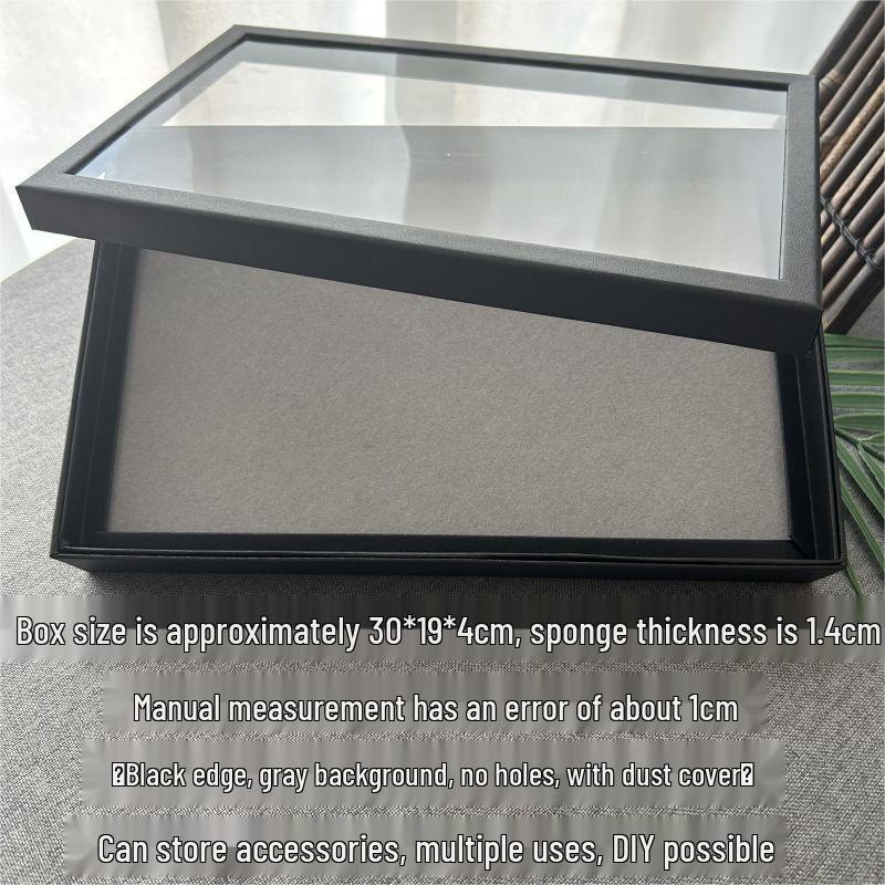 100-Position Large Capacity Clear Earring, Ring, Necklace, and Pendant Organizer Box