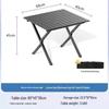 OEING Outdoor Folding Picnic Table