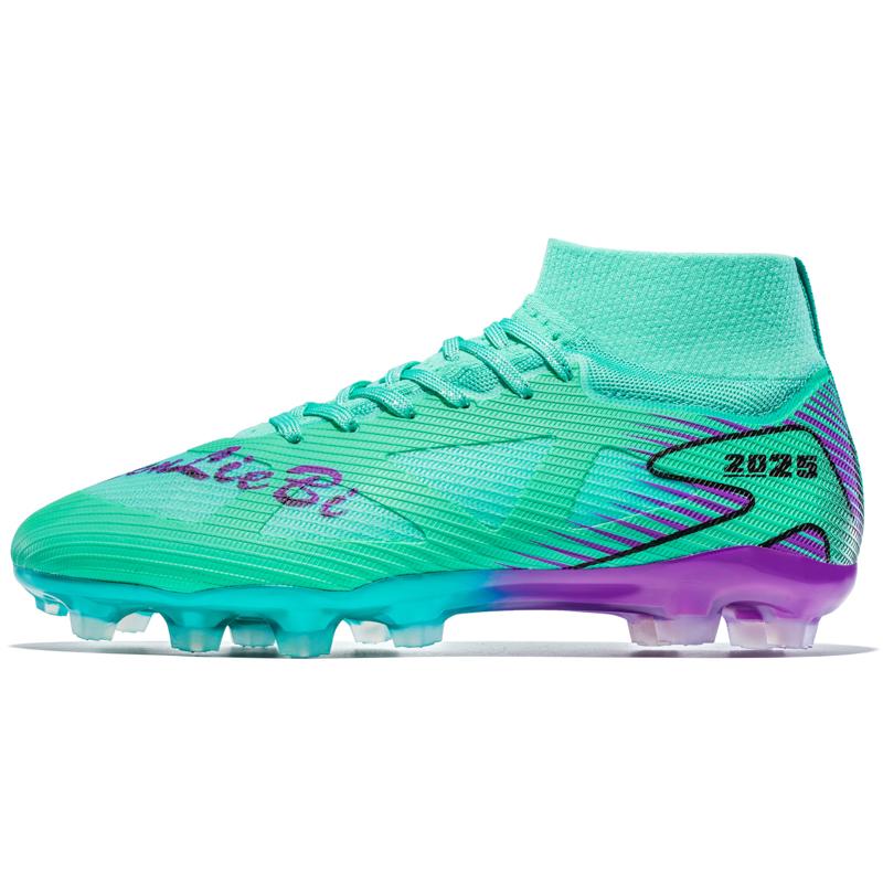 New Men Soccer Shoes Cleats Sneakers High-top Non-Slip Futsal High-quality Football Boots Grass Match Indoor -selling FG/TF