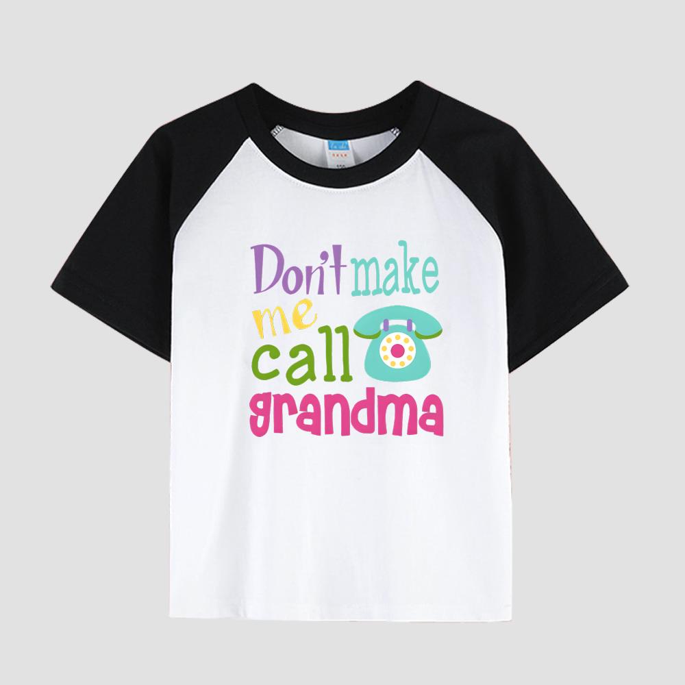 Kids' Printed T-Shirt with Short Sleeve, Cotton Fabric, Girls' Casual Fashion Top for Summer
