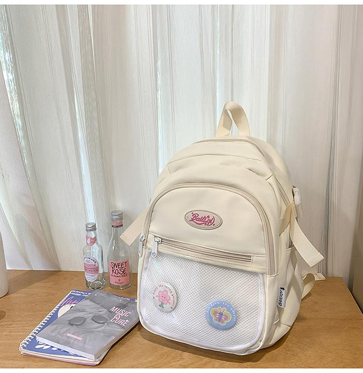 Schoolbag Schoolbag Girls College Students Cute High Value Pain Bag 1011 New High School Students Large Capacity Backpack Backpack