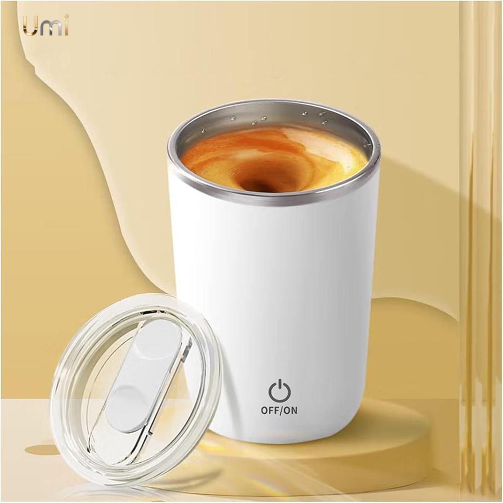 Rechargeable Automatic Self Stirring Coffee Mug Stainless Steel Magnetic Cup With Lid Electric Coffee Self Mixing Mug