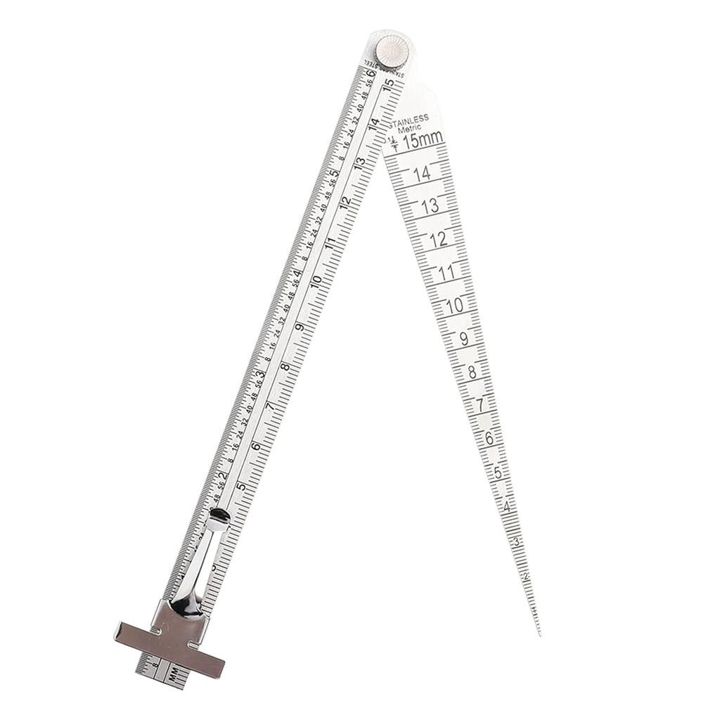 High Precision Tapered Ruler Metric Taper Gauge Stainless Steel Tapered Bore Gauge Vernier Caliper Engineer Depth Measurement Ruler
