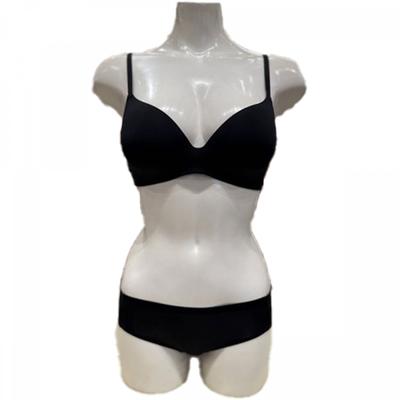 Molded Full Cup No Wire Bra And Panty Set Black  Tewbr264tewbp264bk 