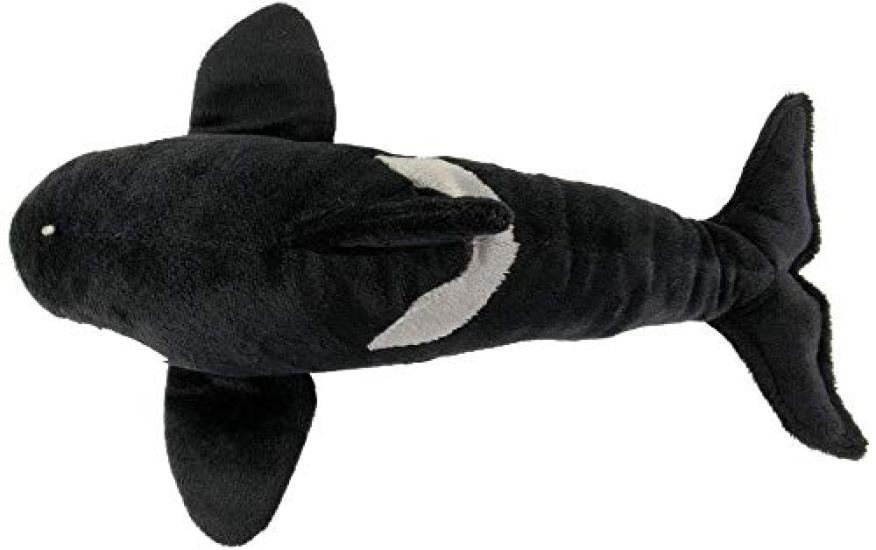 Carolata Killer Whale Plush Toy (24 X 17 X 35cm) Soft To the Touch, Realistic (Killer Whale Plush Toy) Toy Doll Mascot Birthday Gift Present Birthday