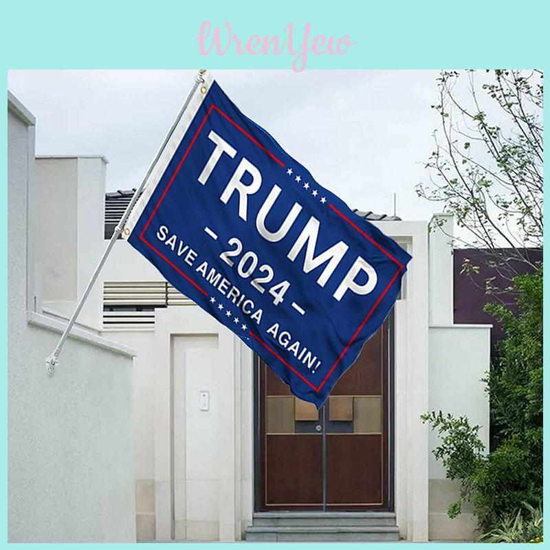 Flag 2024 Trump 3x5 Outdoor Indoor   Save America Again Flag Decoration Garden