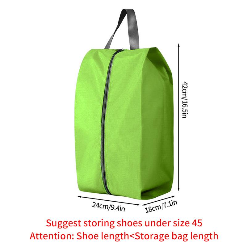 Portable Shoe Storage Bags Travel Shoe Cover Pouch Waterproof Pocket Unisex Zipper Organizer Bag Moistureproof Shoe Storage Pack