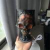 Skeleton Head Table Lamp with Cable Weather Resistant Halloween Skull Light Decoration For Garden Outdoor Decoration