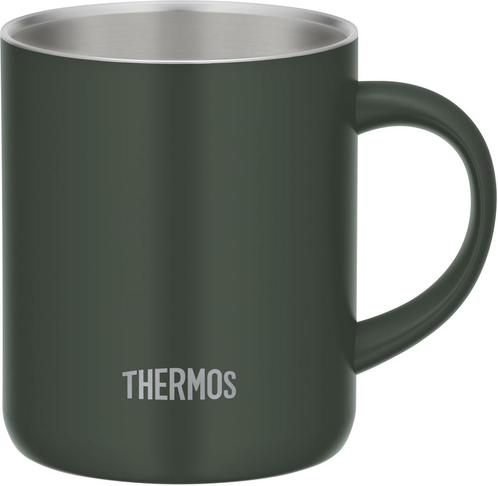 Thermos Vacuum Insulated Mug with Dark DG Lid, 350ml, Green, JDG-352C