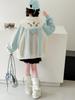 2025 Girls' Fashion Rabbit Ear Hooded Cardigan - Autumn Sweatshirt for Kids