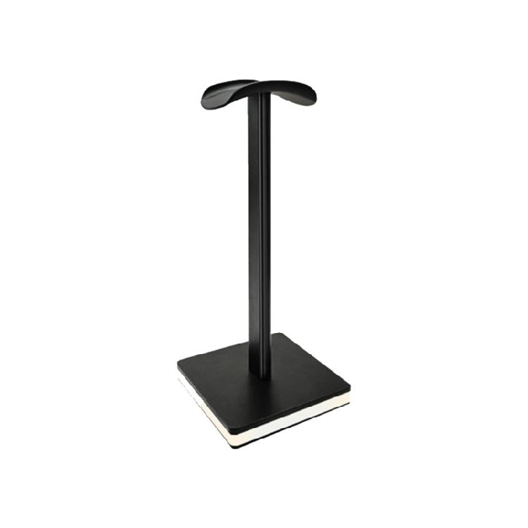 

Ergonomic Headphone Stand Headsets Display Rack With NonSlip Desktop Base Decorative LED Illumination For Enthusiasts 1