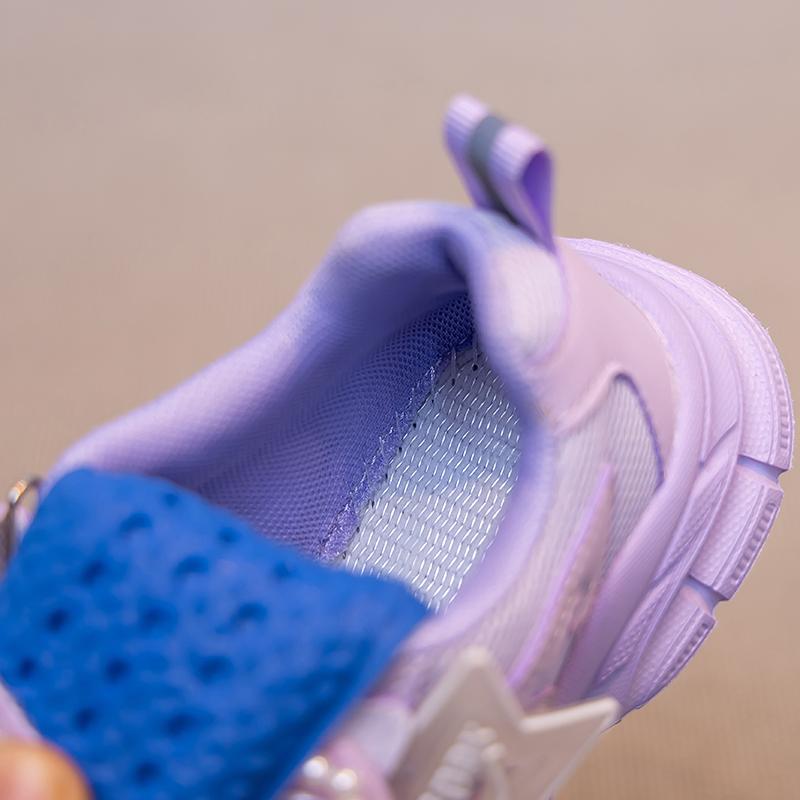 PU Leather Sport Shoes For Girls Trend Fashion Children's Running Shoes Korean Style Teenager Girl's Sneakers Fashion Footwear