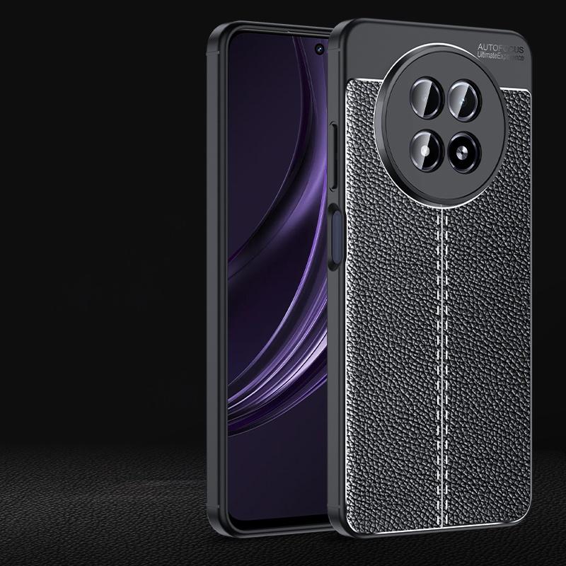 

Для Realme 13 5G чехол OPPO Realme 13 5G Capas новый роскошный телефон бампер задняя противоударный мягкий TPU кожа Fundas Realme 13 5G For Realme 13 5G чёрный