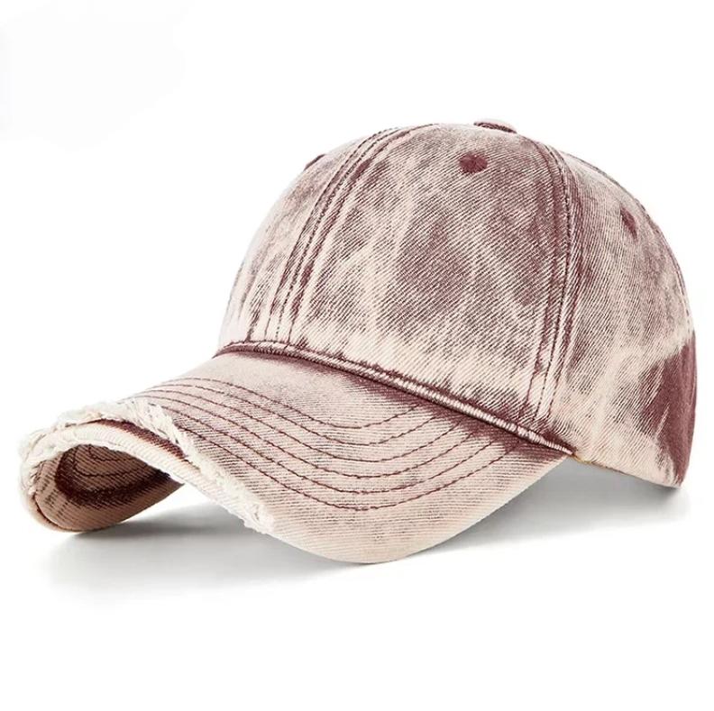 New Vintage Old Cowboy Baseball Cap Spring Summer Trend Hat With Broken Brim Personality Fashion Cap
