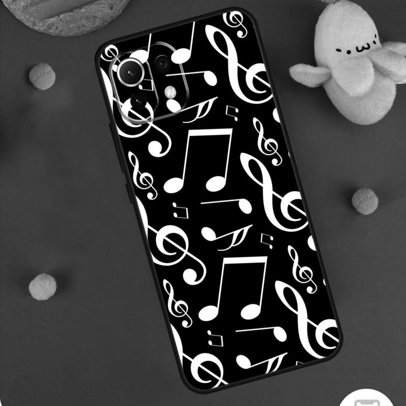 Treble Clef Music Note Case For Xiaomi 15 Ultra 14 13T 14T 15T 17 Pro Max POCO F8 Ultra F5 F6 F7 X5 X6 X7 Pro Cover
