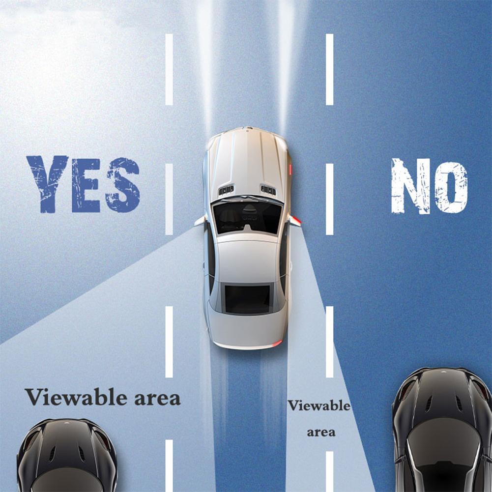 2 STÜCKE 360 Grad HD Auto Toter Winkel Spiegel Drehbar Einstellbar 2 Seiten Weitwinkel Außen Auto Rückspiegel Parkspiegel