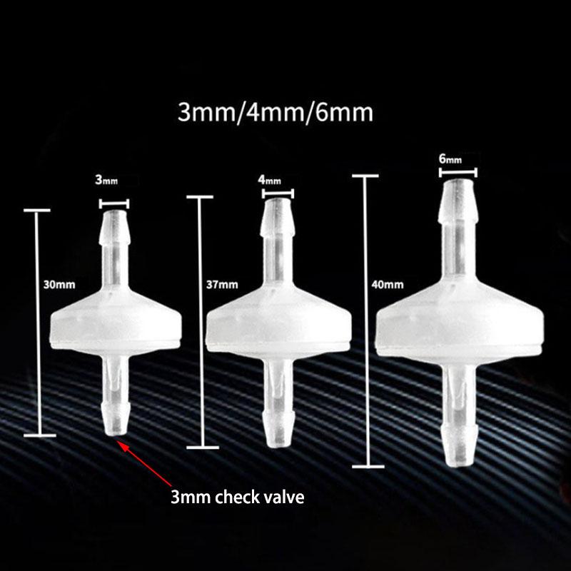 

5pcs Accessory Aquarium Air Pump Check Valve Fish Tank 5 pc One Way Non-Return Check Valve Aquarium Co2 System Air Pump 2025New